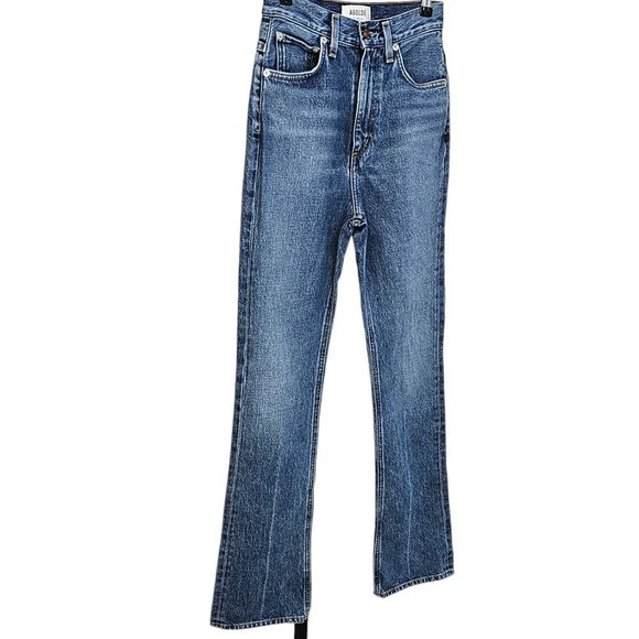 AGOLDE Womens Vintage High Rise Flare Denim Jeans  Size 23 - Picture 8 of 12
